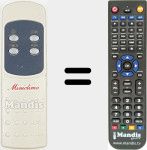 Télécommande pour remplacer REMCON2065