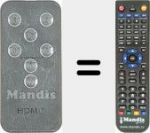 Télécommande pour remplacer WEEE (REMCON2078)
