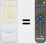 Télécommande pour remplacer TravelDock (REMCON2083)