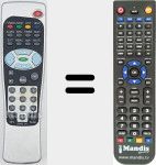 Télécommande pour remplacer RG405 DT2