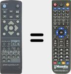 Télécommande pour remplacer SUPERSOUND II