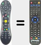 Télécommande pour remplacer TIVO001