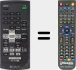 Télécommande pour remplacer RMT-D183 (988511068)