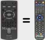 Télécommande pour remplacer RM-X172 (148015024)