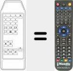 Télécommande pour remplacer 105520B