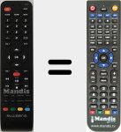 Télécommande pour remplacer RC015