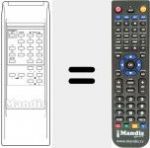 Télécommande pour remplacer REMCON820