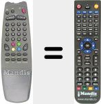 Télécommande pour remplacer REMCON389