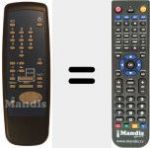 Télécommande pour remplacer REMCON879