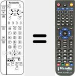 Télécommande pour remplacer EUR511270