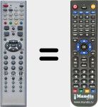 Télécommande pour remplacer RC00049