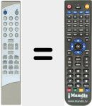 Télécommande pour remplacer REMCON1008