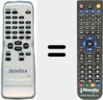 Télécommande pour remplacer D50Y-100M