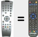 Télécommande pour remplacer TP 140 C (296420614800)