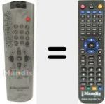Télécommande pour remplacer RC 45 (759551059300)