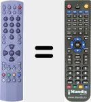 Télécommande pour remplacer 0094011261A