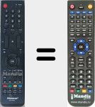 Télécommande pour remplacer EN-31603A