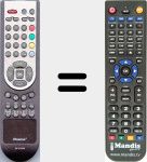 Télécommande pour remplacer EN21636A