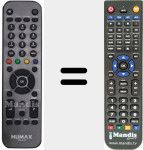 Télécommande pour remplacer RMG10 (0320200096)