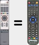 Télécommande pour remplacer NR301