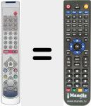 Télécommande pour remplacer REMCON731