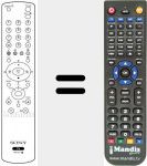 Télécommande pour remplacer REMCON1172