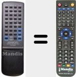 Télécommande pour remplacer RC-A030 (A70142908)