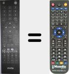 Télécommande pour remplacer MTV32LCHD