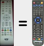 Télécommande pour remplacer RC05W
