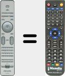 Télécommande pour remplacer RC4490 (242254901809)