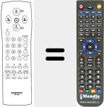 Télécommande pour remplacer R-22D05 (48B3822D05)
