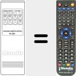 Télécommande pour remplacer RC2200