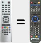 Télécommande pour remplacer RC 2445 (30048764)