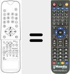Télécommande pour remplacer RC613311