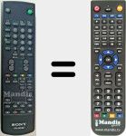 Télécommande pour remplacer RM-S04B (994800915)