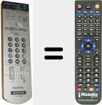 Télécommande pour remplacer RM 980 (147899112)