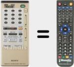 Télécommande pour remplacer RMT-233 (A6765646A)
