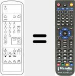 Télécommande pour remplacer REMCON213