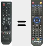 Télécommande pour remplacer AA5900399A