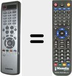 Télécommande pour remplacer BN5900378C