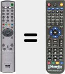 Télécommande pour remplacer RM 944 (147865413)