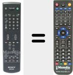 Télécommande pour remplacer RM-S04A (994800914)