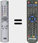 Télécommande pour remplacer RM-EA 005 (147942811)
