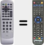 Télécommande pour remplacer RCT30100UNB (21111810)