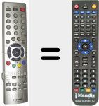 Télécommande pour remplacer CT-90101 (23306435)