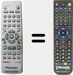 Télécommande pour remplacer VXX2983