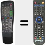 Télécommande pour remplacer 9132176