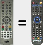 Télécommande pour remplacer DT56CHP