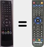 Télécommande pour remplacer DMB105HD