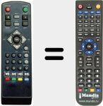 Télécommande pour remplacer REMCON595